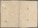 Russland: 1882, Part Of Linen Cover With Two Sheets Of 20 Stamps Of The 7 Kop. Stamp Grey/karmin Hor - Brieven En Documenten