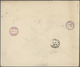 Russland: 1899 Oversized Registered Letter With White Registration Label From Riga Telegraph Office - Brieven En Documenten