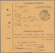 Delcampe - Russland: 1909/13 Accompanying Cards For Five Parcels All Sent From Moscow To Poland (Vengrov, Vloda - Covers & Documents