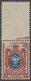 Russland: 1908, 15 K Brown Lilac/blue Vertical Pair, One Item With Nearly Total Pressure Fails - Brieven En Documenten