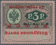 Russland - Dienstmarken: Russian Consular Airpost, 1922 24m On 3r, Type II, Position 16, SURCHARGE I - Tribunaal-diensten