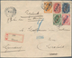 Russische Post In China: 1899, Ovpt. Issues 1 K., 2 K., 3 K., 4 K. And 10 K. Tied "Xanghai 14.4.07" - China