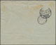 Russische Post In China: 1899, 1 K. Pair, 2 K., 3 K. Pair Tied "INKOU 18 XII 02" To Cover To England - China