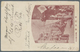 Russische Post In China: 1901, Boxer Upheaval Period, 1 K. And 3 K Tied Violet "Chefoo28 VII 01" To - China