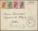 Russische Post In China: 1899, 1 K, 2 K., 3 K. And 5 K. Tied "XANHAI 28 II 1900" To Small Cover To T - China