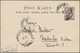 Russische Post In China: 1899, 5 K. Tied "Inkou 14 VIII 1903" To Ppc (Tsingtau, Exercise Grounds) Vi - China