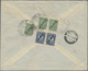 Russische Post In China: 1910, 2 K. (3) And 10 K. (pair) Tied "XANHAI 7 7 15" To Reverse Of Register - China