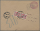 Russische Post In Der Levante - Staatspost: 1897 Registered Cover From The Russian P.O. In Constanti - Levant