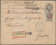Russland - Ganzsachen: 1882, Envelope 7 K. Grey Uprated 7 K. Grey/red Tied "MINSK 11 FEB 1882" Regis - Postwaardestukken
