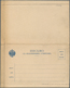 Russland - Ganzsachen: 1890 (ca.), Essay For A Lettercard Without Value, Large Inscription In Blue, - Stamped Stationery