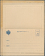 Russland - Ganzsachen: 1890 (ca.), Essay For A Lettercard Without Value, Large Inscription In Blue, - Stamped Stationery