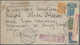 Russland - Ganzsachen: 1916, Envelope 7 K.uprated 1 K., 2 K. And 10 K. Canc."ANTONINY 4 3 16" Regist - Stamped Stationery