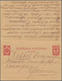 Russland - Ganzsachen: 1918, Uprated Double Stationery Card Sent From "KOWROW 12 6 18" To Moskow, Ar - Postwaardestukken