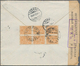 Russland - Besonderheiten: 1917 Registered Cover Of The Third Weight Class With 8x1 Kop. Yellow, 2x2 - Other & Unclassified