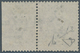 San Marino: FORERUNNER ITALY: 1863, 60 C Light Lila Horizontal Pair (cut/faults) Cancelled With Clea - Other & Unclassified