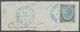 San Marino - Stempel: 1865, 20 C On 15 Cmi Blue Cancelled With Blue Double Circle "REPUBLICA DI S. M - Autres & Non Classés