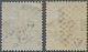 San Marino - Stempel: 1866/1870. 1 C.green, Both The London And The Turin Printing, Both Cancelled B - Otros & Sin Clasificación