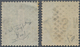 San Marino - Stempel: 1866/1870. 1 C.green, Both The London And The Turin Printing, Both Cancelled B - Other & Unclassified