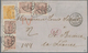 Schweden: 1865 Double Weight Letter From Stockholm To St. Brieuc, France Bearing 'Coat Of Arms' 24ør - Gebruikt