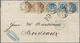 Schweden: 1873 Folded Cover From Stockholm To Bordeaux, FRANCE Franked By 1872 3øre Brown Pair And T - Used Stamps