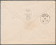 Schweden: 1877 Ringtype 24 øre Orange-yellow, Perf 13-13½, Used On Domestic Cover From Rånnum To Lun - Used Stamps