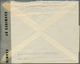 Schweden: 1946 Censored Airmail Letter With Multicolor Franking With First Flight Stockholm - New Yo - Usados