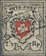 Schweiz: 1850 Ortspost 2½ Rp. Schwarz/rot Ohne KE, Type 1, Entwertet Mit Leicht Aufgesetztem "FRANCO - Gebruikt