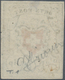 Schweiz: 1850 Ortspost 2½ Rp. Schwarz/rot Ohne KE, Type 1, Entwertet Mit Leicht Aufgesetztem "FRANCO - Used Stamps