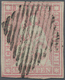 Schweiz: 1854, 15 Rp. Erster Berner Druck Auf Seidenpapier (SBK 24 F), ALLSEITIG WEISSRANDIGER SCHNI - Used Stamps