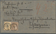 Schweiz: 1854, 20 Rp Und 5 Rp Sitzende Helvetia, Schmal - Bis Weissrandig Auf Nachnahmekarte, Gestem - Used Stamps
