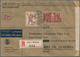 Schweiz: 1942, 3 Fr. Rötlichbraun Auf Grünlichgrau Und 60 Rp. Dunkelkarminbraun Auf Firmen-Bedarfs-L - Used Stamps