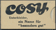Schweiz - Markenheftchen: 1939 Automatenticket (mit Werbung Für Unterkleider Und Schreibmaschinen) M - Postzegelboekjes