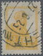 Sowjetunion: 1924, 15 Kop. Yellow, Used, Well Centered And Scarce Perforation 14:14¾ Without Waterma - Andere & Zonder Classificatie