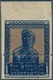 Sowjetunion: 1924, 5r. Brown & Blue, Type I, IMPERFORATED Top Marginal Copy PRINTED DOUBLE With Inva - Other & Unclassified