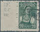 Sowjetunion: 1939, Definitives 20kop. Green With Line Perforation 12½, Left Marginal Copy Neatly Can - Altri & Non Classificati