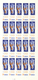 Sowjetunion: 1965 'Woshod 2' 10k. Blue & Orange, Perf 12½x12, COMPLETE SHEET OF 20 MINT NEVER HINGED - Other & Unclassified