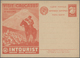 Sowjetunion - Ganzsachen: 1930 Unused Pictured Postal Stationery Card Intourist With Advertisement F - Zonder Classificatie