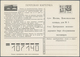 Sowjetunion - Ganzsachen: 1975 Stationery Two Cards With Form For Ordering Railway Tickets In Kiev A - Zonder Classificatie