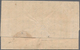 Spanien: 1855, 1 R. Deep Blue Tied Oval Grill To Entire Folded Letter With Bocos 1 Dec. 1857 Datelin - Other & Unclassified