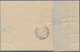 Spanien: 1867, 25 M. And 50 M. Tied Blue Carreta "19" In Blue To Entire Folded Letter Dated "Aguilla - Andere & Zonder Classificatie