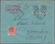 Spanien: 1920-32, 15 Cs. Violet Uprated Used Postal Stationery Card 1932 To Germany And Avec Reponse - Other & Unclassified