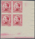 Spanien: 1930, Definitives Alfonso XIII, 40c. Red, Colour Variety, Imperforate Block Of Four From Th - Other & Unclassified