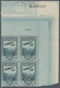 Spanien: 1931, 900 Years Montserrat Monastery Airmail Stamps Perf. 11¼ Complete Set Of Five In Block - Andere & Zonder Classificatie