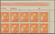 Spanien: 1938, Fermin Salvochea Y Alvarez 60c. Orange Four Blocks Of Ten From Upper Right Corners Wi - Andere & Zonder Classificatie