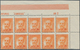 Spanien: 1938, Fermin Salvochea Y Alvarez 60c. Orange Four Blocks Of Ten From Upper Right Corners Wi - Andere & Zonder Classificatie