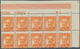 Delcampe - Spanien: 1938, Fermin Salvochea Y Alvarez 60c. Orange Four Blocks Of Ten From Upper Right Corners Wi - Andere & Zonder Classificatie