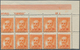 Delcampe - Spanien: 1938, Fermin Salvochea Y Alvarez 60c. Orange Four Blocks Of Ten From Upper Right Corners Wi - Andere & Zonder Classificatie