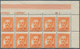 Delcampe - Spanien: 1938, Fermin Salvochea Y Alvarez 60c. Orange Four Blocks Of Ten From Upper Right Corners Wi - Andere & Zonder Classificatie