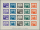Spanien: 1938, Army And Navy Perforated And IMPERFORATED Miniature Sheets Numbered On Reverse, Mint - Other & Unclassified