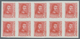 Spanien: 1938, Ferdinand II. Complete Set Of Six (incl. Diff. Imprints Of 15c. And 30c.) In IMPERFOR - Other & Unclassified